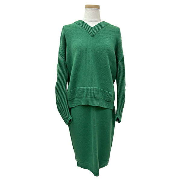 楽天市場】エルメス ニット アンサンブル セーター / スカート 36