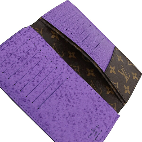 楽天市場】【新品】 ルイヴィトン 長財布 ポルトフォイユ ブラザ