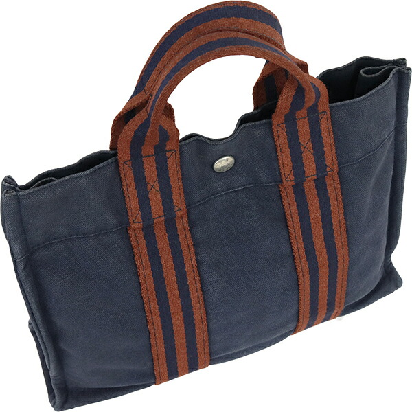 楽天市場】【中古】 エルメス トートバッグ フールトゥ PM キャンバス