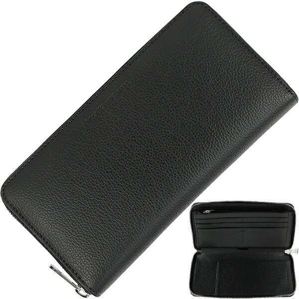 楽天市場】エンポリオ アルマーニ 長財布 メンズ ラウンドファスナー長