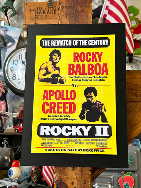 楽天市場】ハリウッドポスター #0027 映画 ロッキー2 ロッキー VS