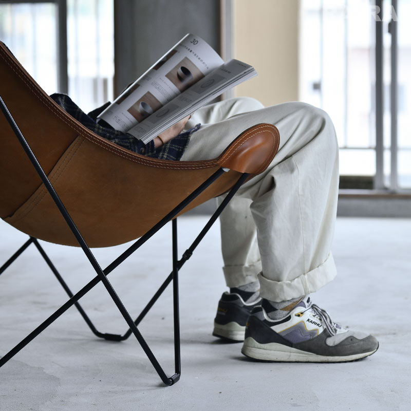 楽天市場】クエロ BKF バタフライチェア パンパ マリポサ ブラック