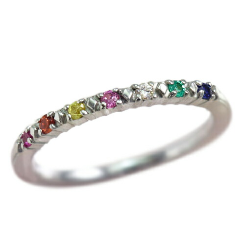 楽天市場】ピンキーリング プラチナ（PT900）アミュレット 9月誕生石