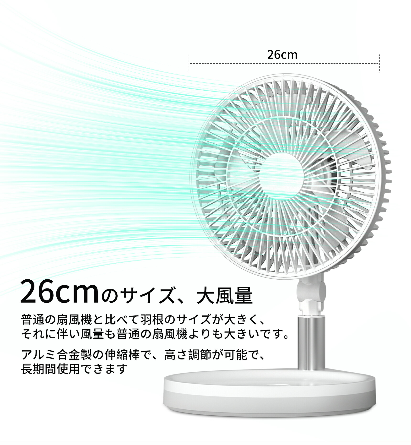 楽天市場】今だけ大特価！【ランキング1位】扇風機 折りたたみ