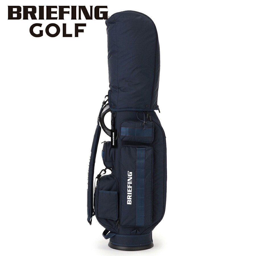 楽天市場】ブリーフィング キャディバッグ ネイビーの通販