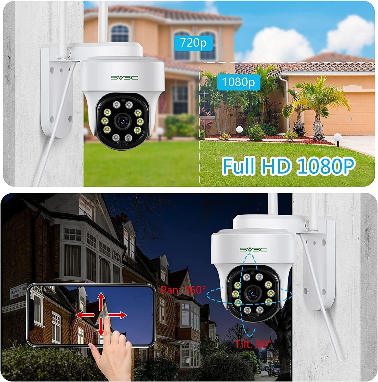 楽天市場】SV3C 防犯カメラ ワイヤレス 屋外 wifi 監視カメラ 人体検知