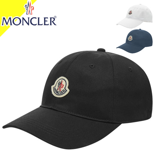 楽天市場】モンクレール キャップ ロゴワッペン ベースボールキャップ