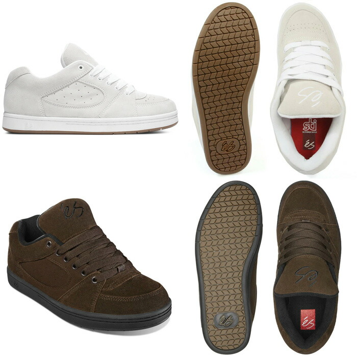 楽天市場】es スニーカー エス スケボー 靴 アクセル ACCEL OG BLACK