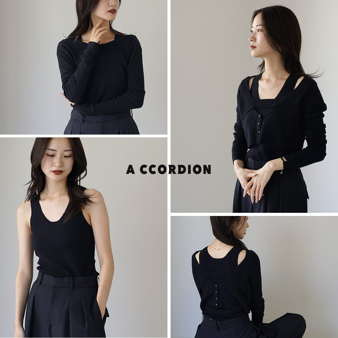 楽天市場】【50％OFF】A CCORDION（アコーディオン） レイヤード