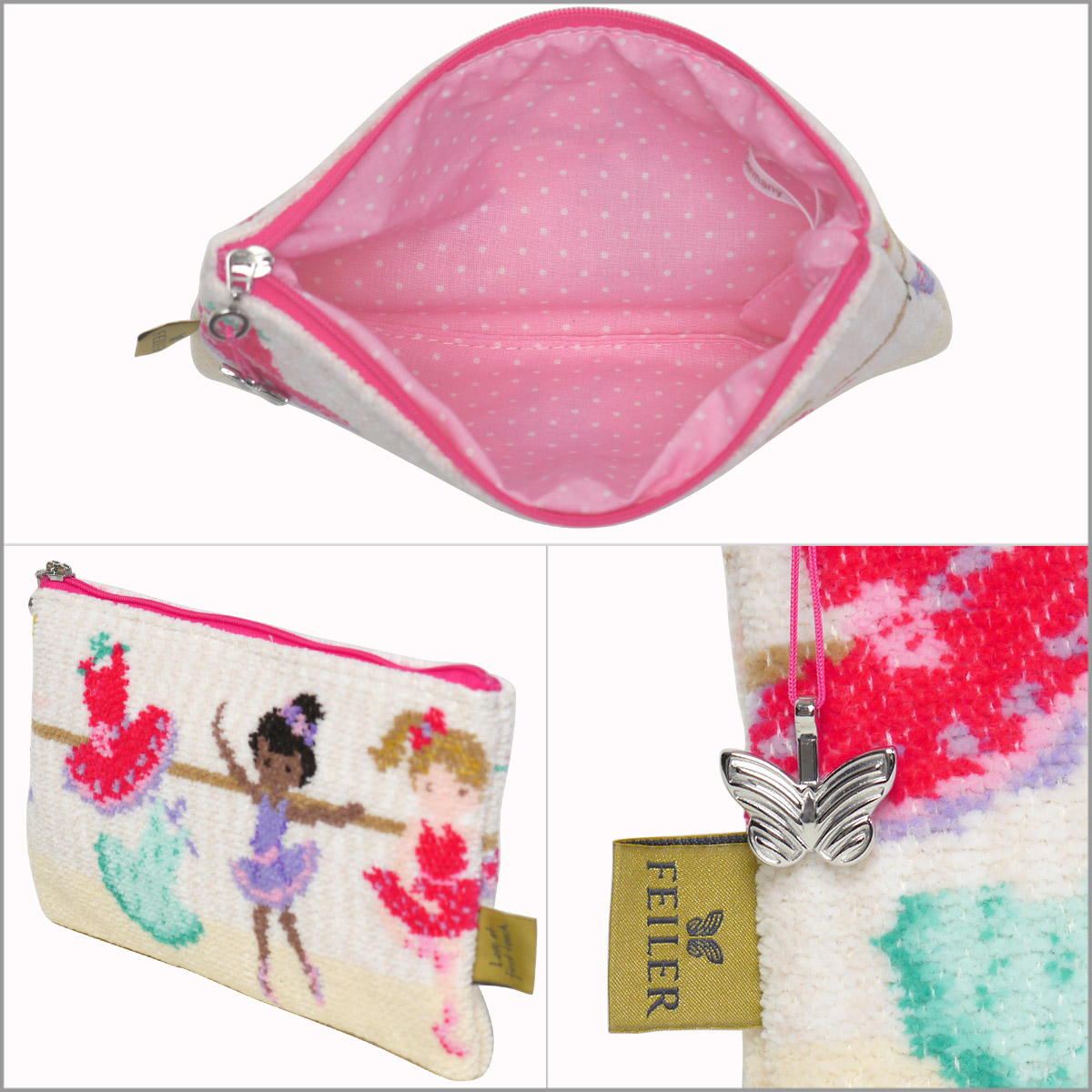 楽天市場】フェイラー FEILER フラットポーチ M10 シェニール織