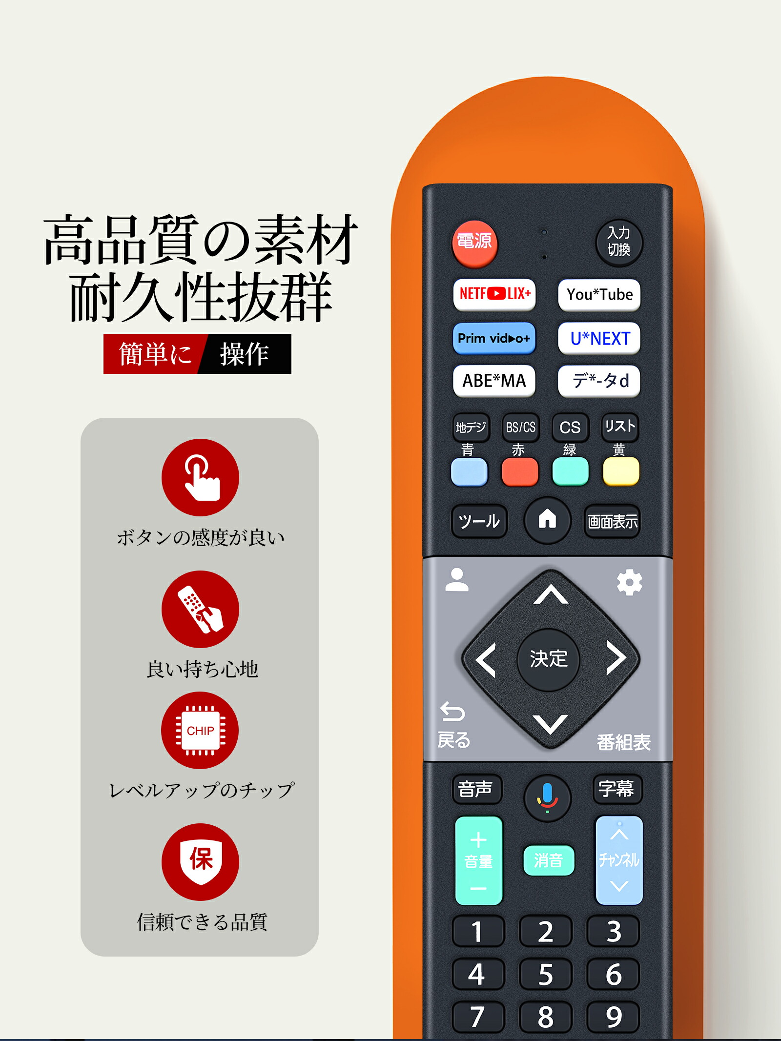 楽天市場】テレビリモコン for MAXZEN マクスゼンテレビリモコン