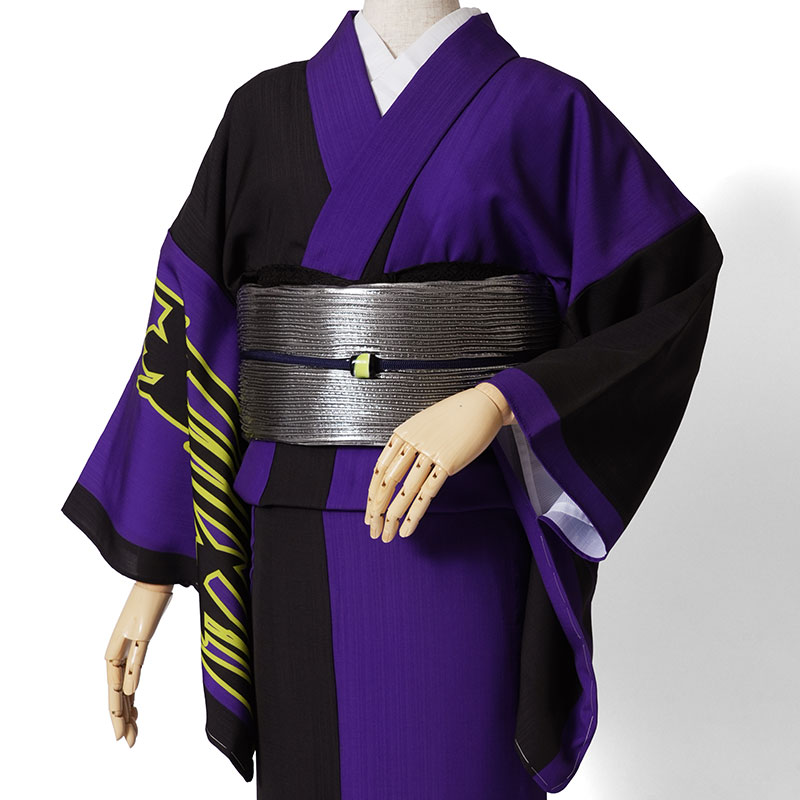 楽天市場】単衣着物 JUNKO KOSHINO セオアルファ 琳 菖蒲 花 黒 紫