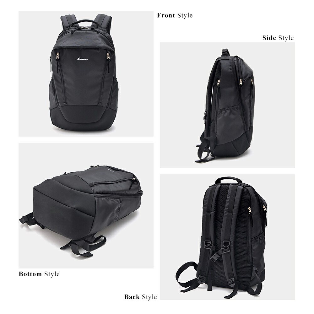 楽天市場】リュック 黒 リュックサック バックパック メンズ