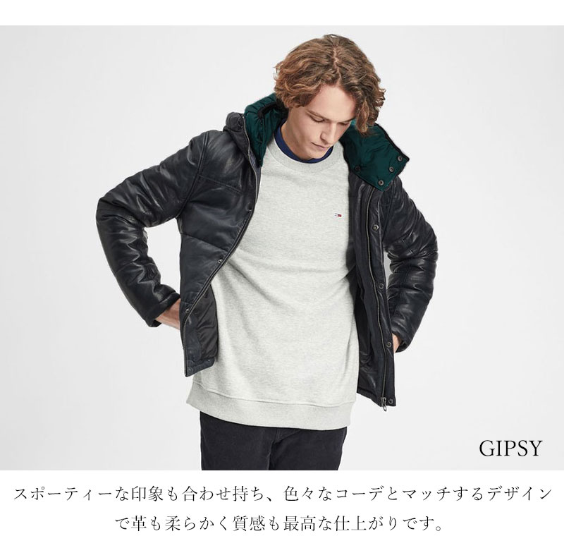 楽天市場】GIPSY 本革 羊革 羊皮 ラム シープ スキン レザー ダウン