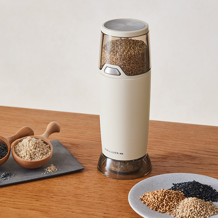 楽天市場】ごますり器 電動ミル セラミック 卓上 電池式 セラミック刃