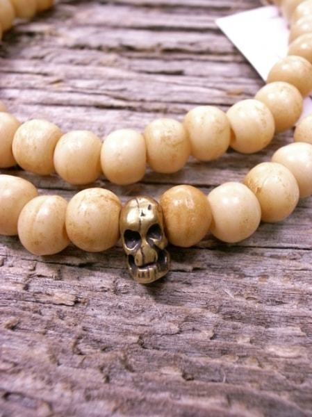 楽天市場】M COHEM エムコーエン ボーン 玉 メンズブレスレット スカル