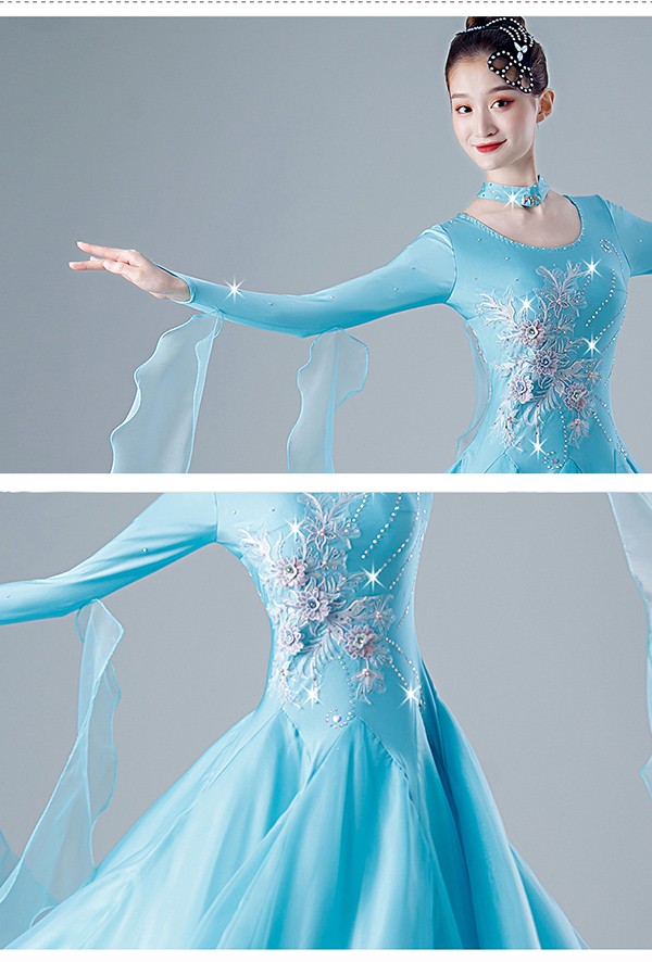 楽天市場】社交ダンス ドレス 競技用 社交ダンス衣装 ワンピース