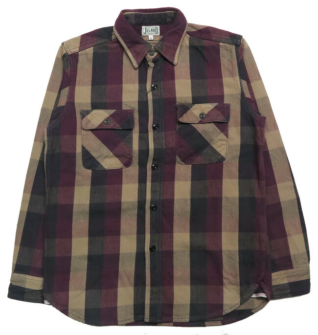 楽天市場】JELADO ジェラード 長袖 フランネル シャツ レギュラー丈