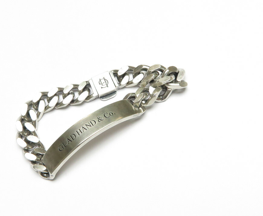 楽天市場】GLAD HAND JEWERLY グラッドハンド ID ブレスレット Lサイズ
