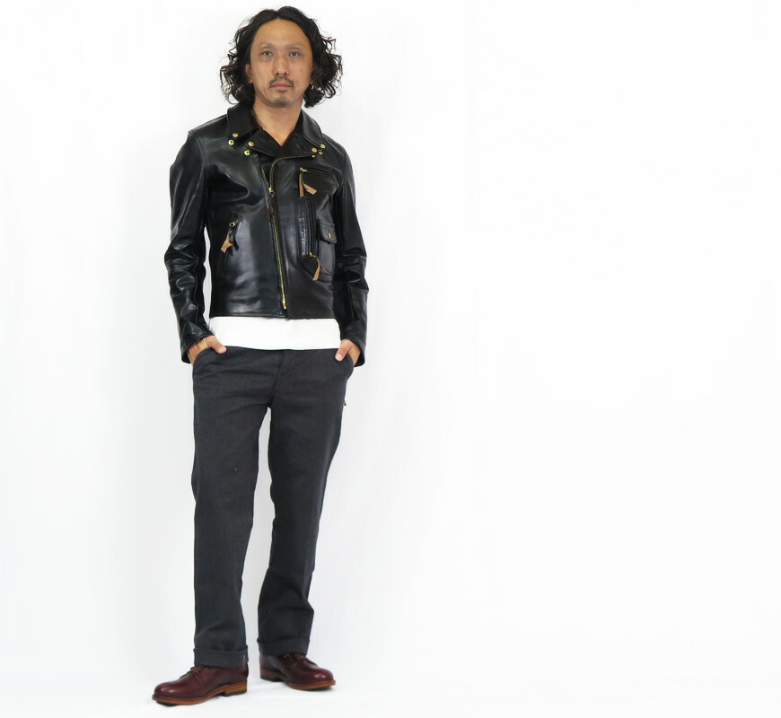 楽天市場】エアロレザー AERO LEATHER ダブルライダースジャケット