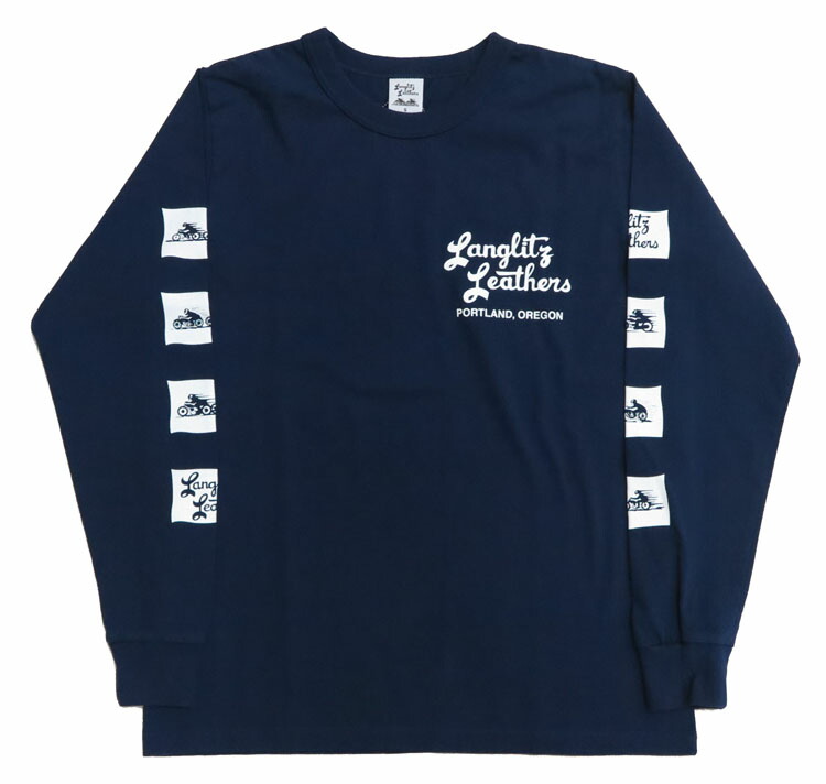 楽天市場】ラングリッツレザーズ Langlitz Leathers 長袖 Tシャツ ロゴ