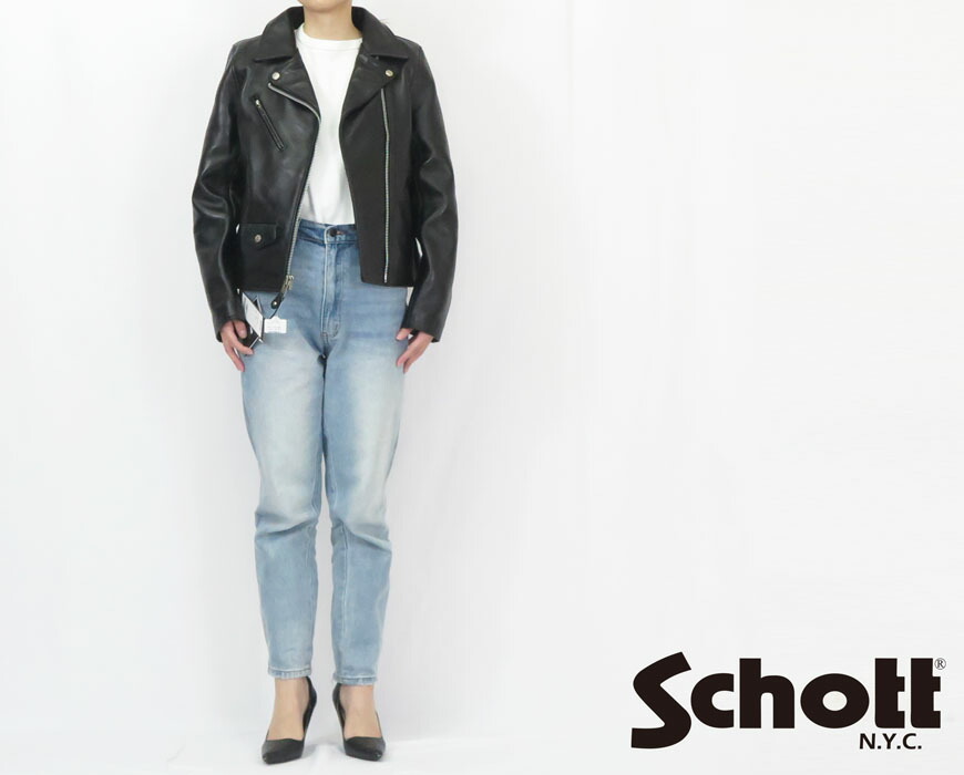 楽天市場】ショット Schott ラムレザー ダブル ライダース ジャケット