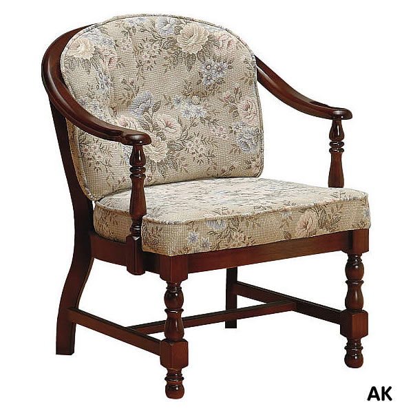 ✨オールドカリモク ダイニングチェア コロニアル キャスター付き ①