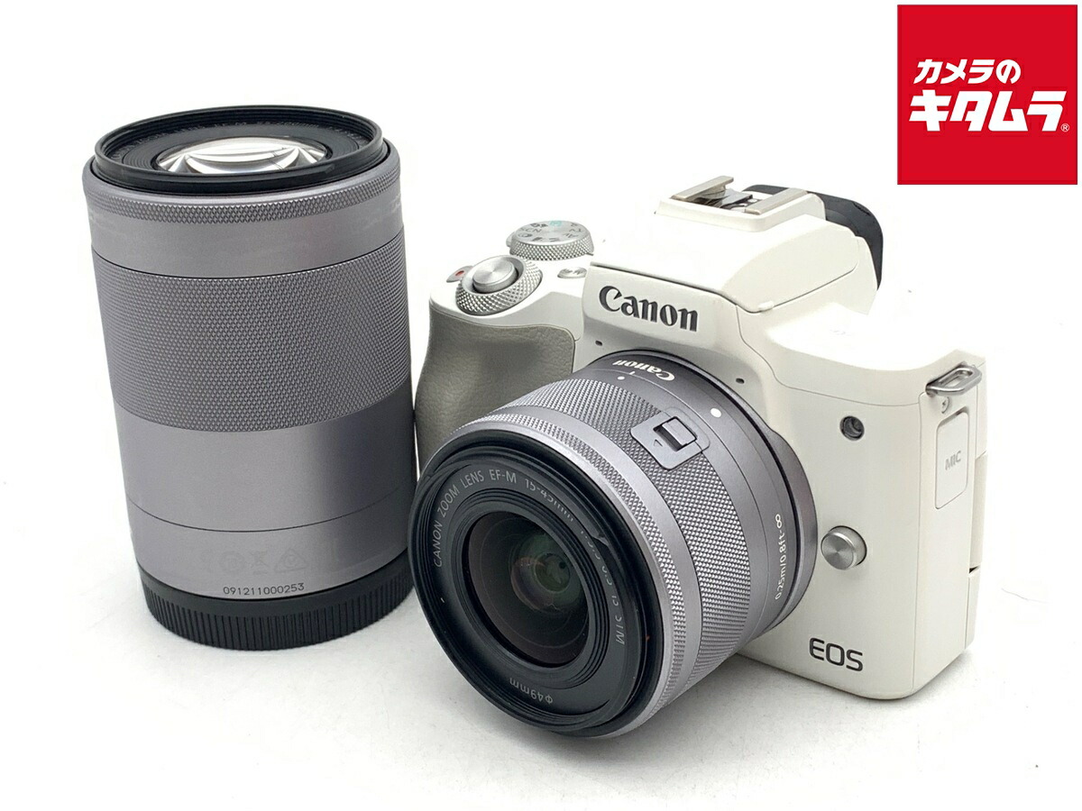 楽天市場】eos kiss m2 ダブルズームキット ホワイトの通販