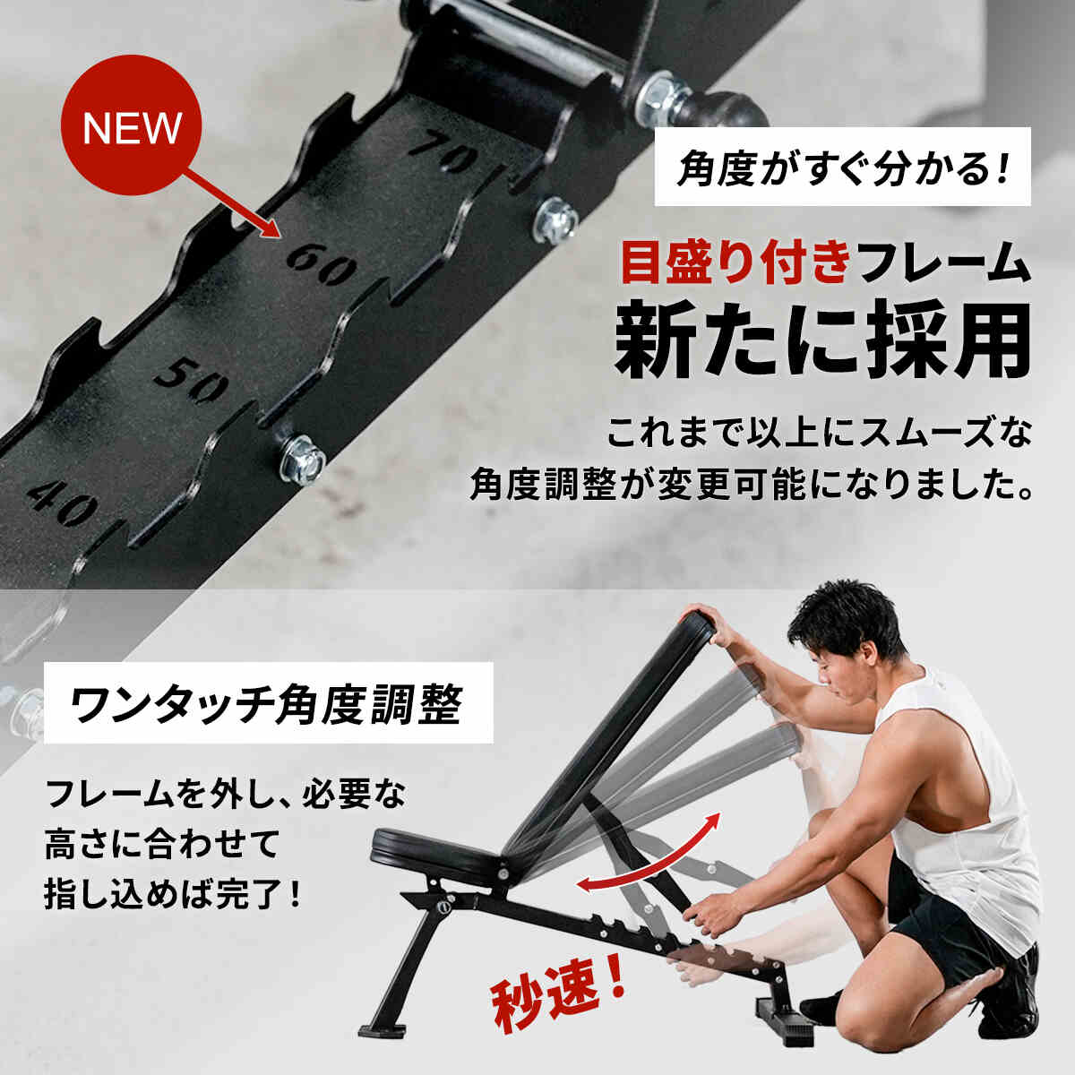 楽天市場】［訳あり］マルチポジションベンチ コンパクト インクライン