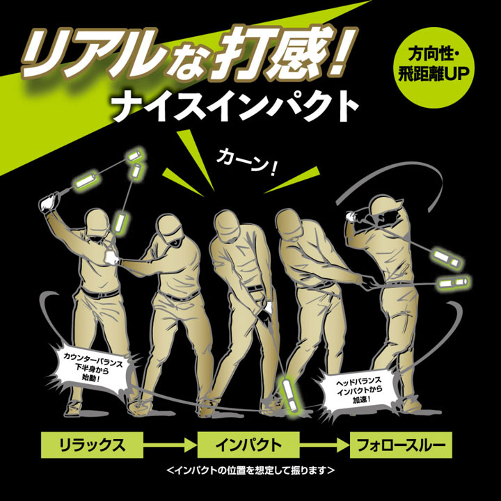 楽天市場】ナイスインパクト AGNI-67 コンパクトタイプ ゴルフ 練習