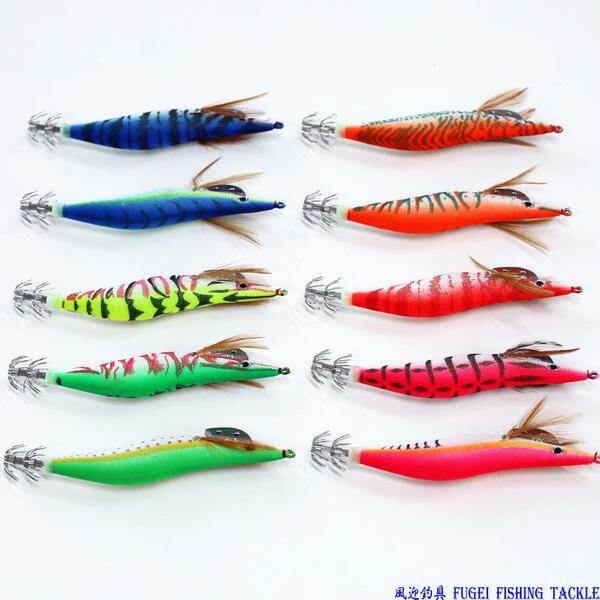 楽天市場】メール便送料無料 夜光 エギ 10本 セット 3.0号