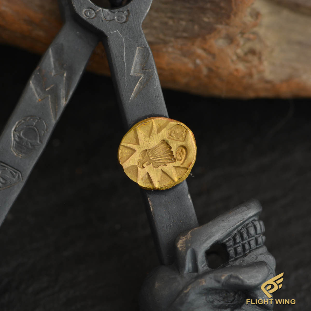 楽天市場】【Stop Light ストップライト】2 Skull Piston Top and K18