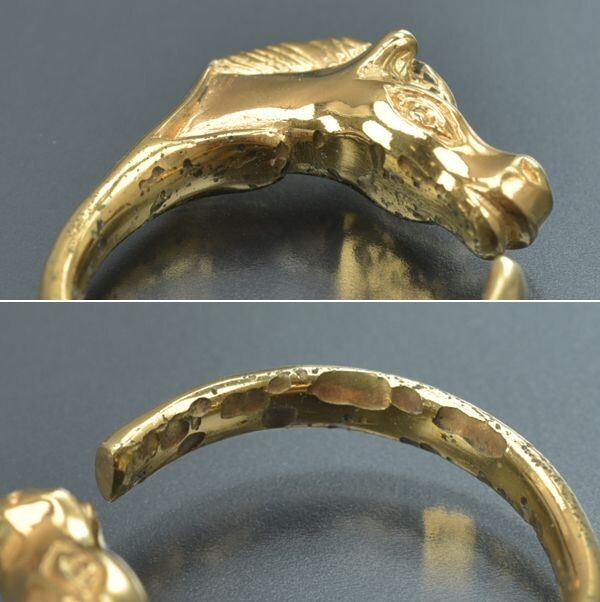 楽天市場】磨き済 HERMES エルメス シュバルホース リング 12号