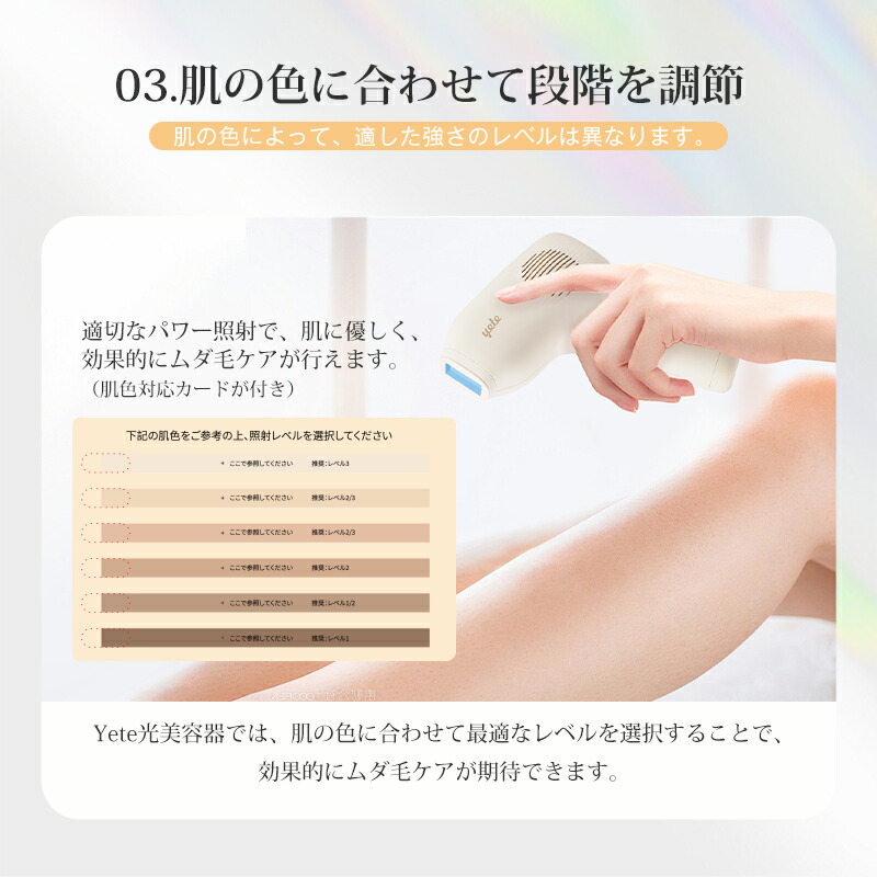 楽天市場】【期間限定クーポンで19700円＋P10倍】yete脱毛器 VIO 無痛