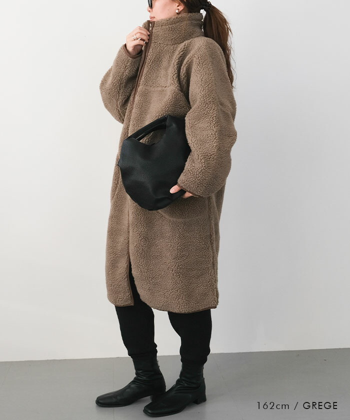 楽天市場】クーポンで最大30％OFF□ ボアロングコート ボアコート