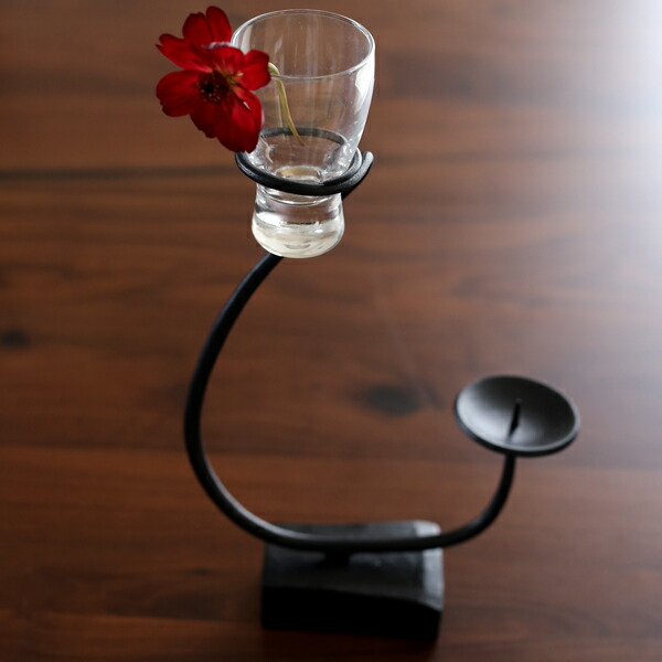 楽天市場】和ろうそく 燭台 花あかり 鍛冶工房弘光 花入 花器 : がらんどう