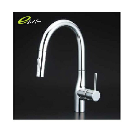 楽天市場】KVK水栓金具 KM6061EC/KM6061ZEC 台付1穴シングルレバー