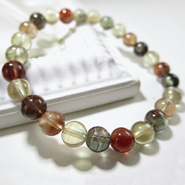 楽天市場】チベット産 アンデシン 高品質 ブレスレット マルチカラー