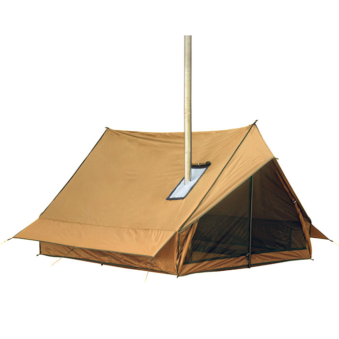 楽天市場】シェルターテント 2人用 煙突穴付き タープテント (at52) 薪