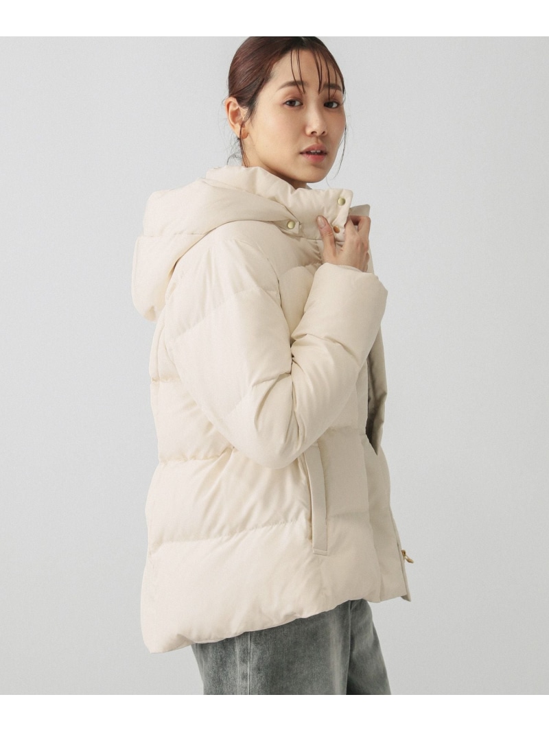 楽天市場】【SALE／70%OFF】ウツクシルエット撥水ダウンフードブルゾン