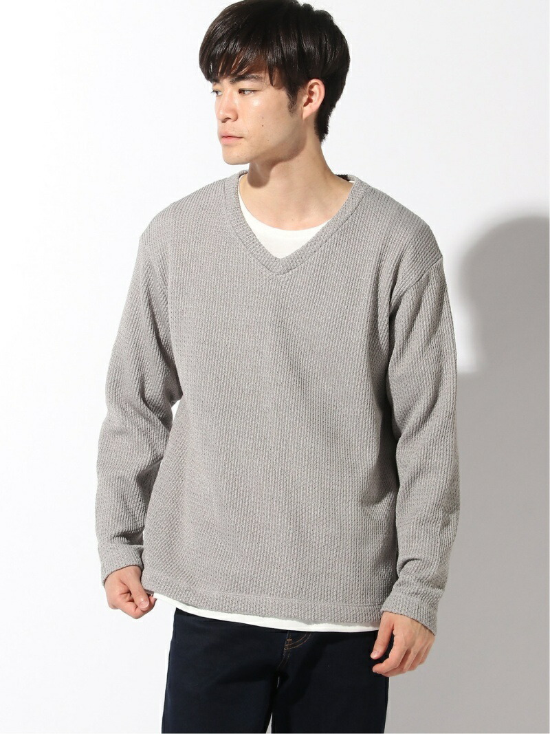 楽天市場】【SALE／60%OFF】(M)メランジニットソーレイヤード GLOBAL