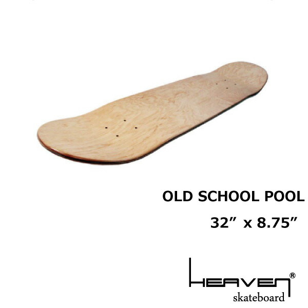 楽天市場】ブランクデッキ スケートボード オールドスクール 32×8.75