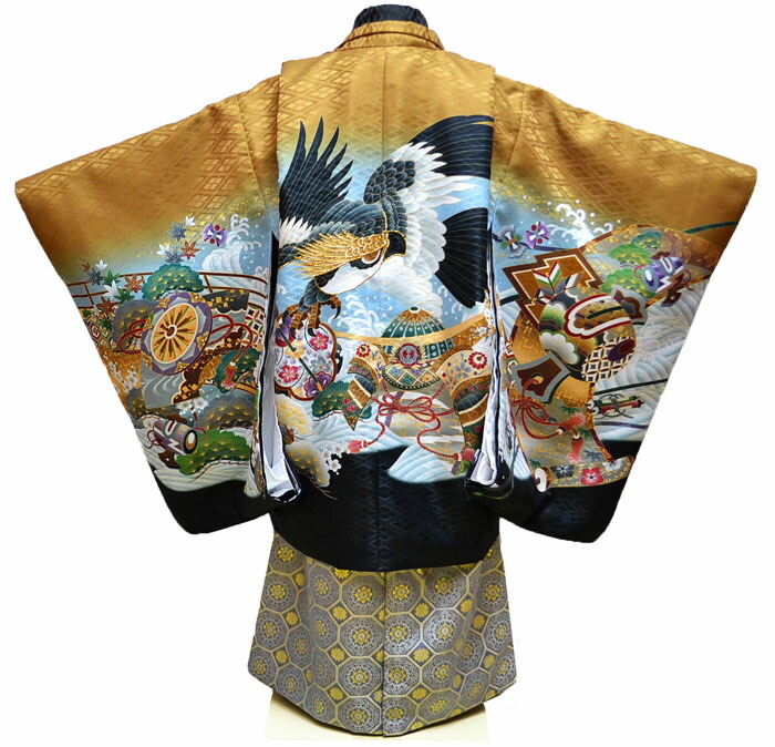 楽天市場】七五三 753 着物 男の子 袴 セット 5歳羽織袴 フルセット 鷹