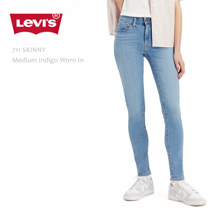 楽天市場】 Levi's リーバイス 711 SKINNY Medium Indigo Worn In