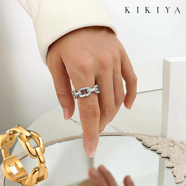 楽天市場】リング 指輪 チェーンリング ワイド 太め ハワイアン