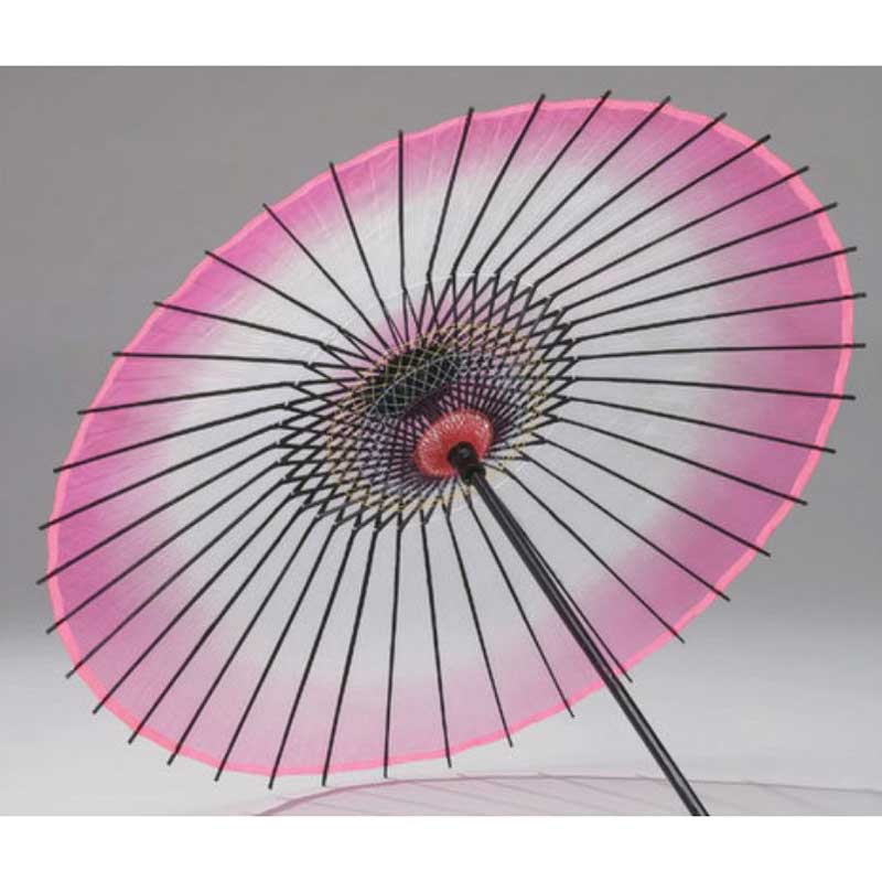 楽天市場】絹ぼかし舞傘 23kinu67082 ピンクボカシ 二本継 舞台や