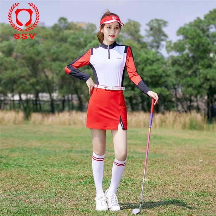 楽天市場】ゴルフウェア レディース ゴルフ トップス スカート セット