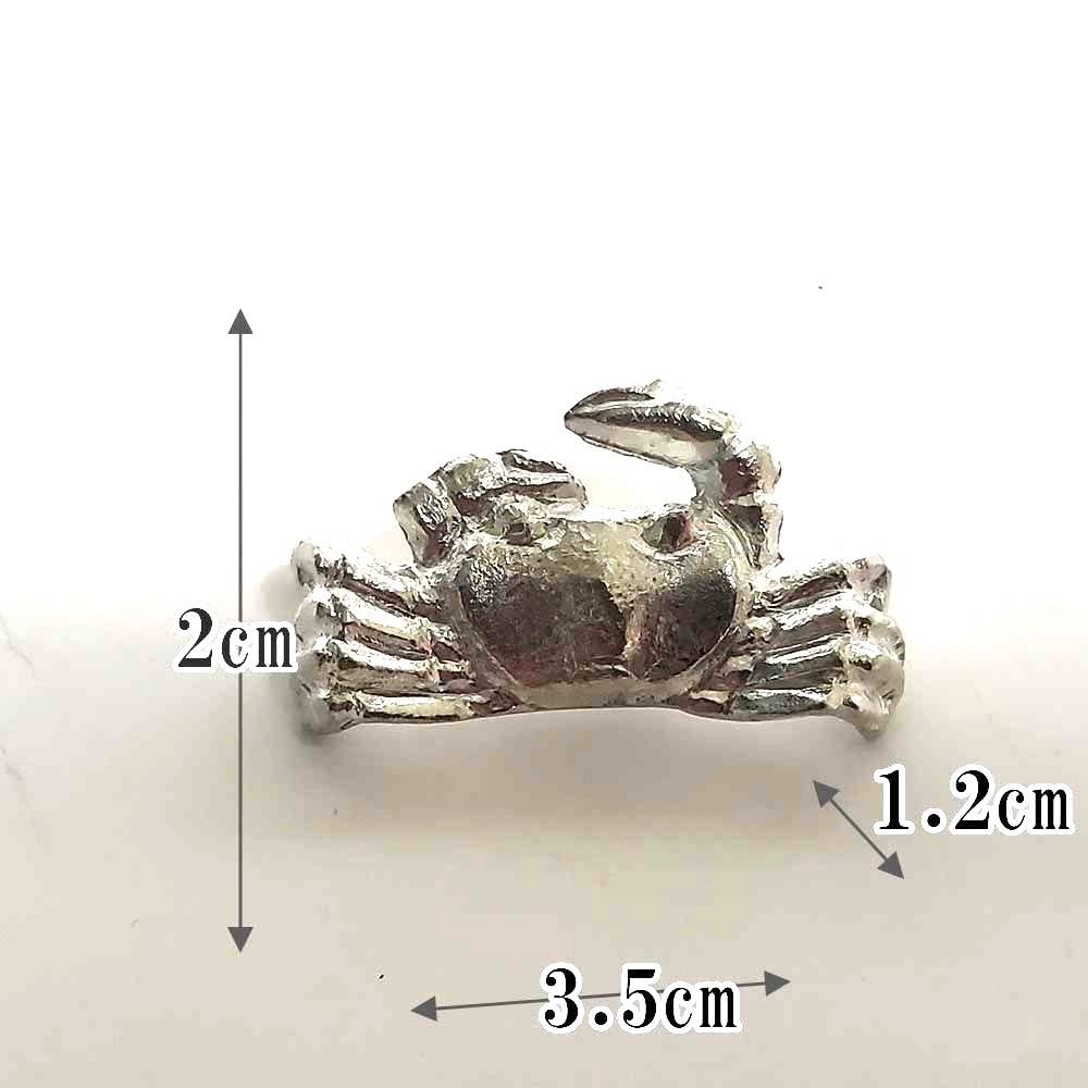 楽天市場】ミニチュア 置物 飾り フィギュア 錫製 蟹（カニ）添配 盆栽