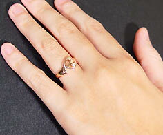 楽天市場】SV925 キュービックジルコニア イニシャル リング 「R」指輪