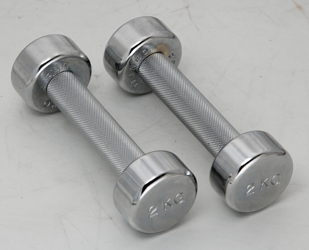 IVANKO 回転式 クロームダンベル 正規品 ペア 10kg